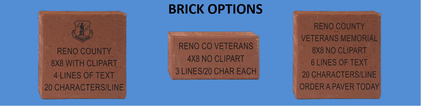 Commemorative Bricks Available Now